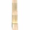 Ekena Millwork Saratoga Rough Sawn Timber Gable Bracket, Douglas Fir, 36"W x 23"H x 4"D x 4"F, 15/12 Pitch GBW036X23X0404SAR00RDF - alternate 4